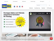 Tablet Screenshot of danaweb.se